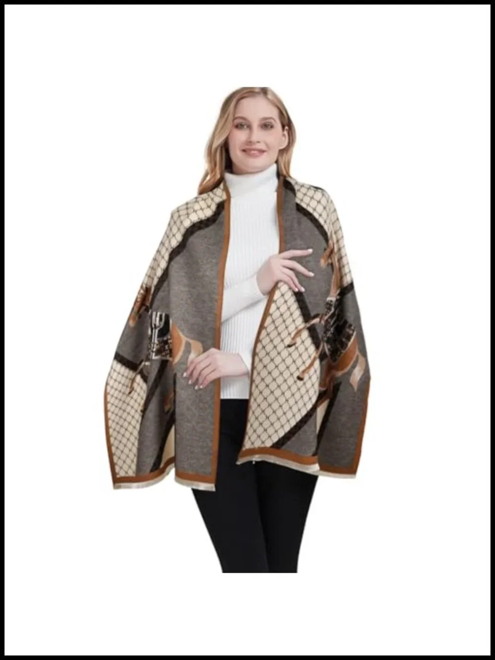 Pashmina Shawl Wrap for Women Cashmere Wraps Evening Party Wedding Cape